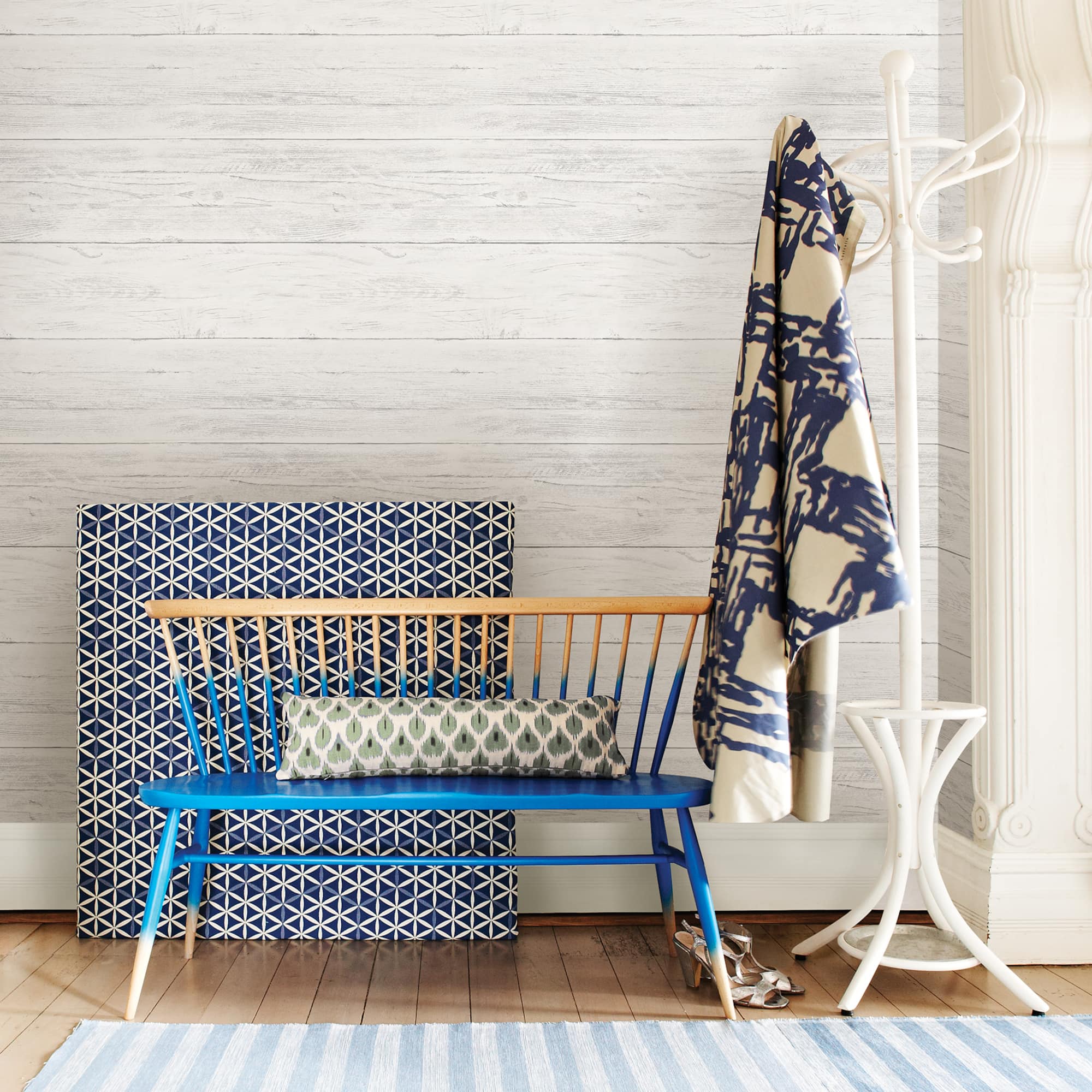 NuWallpaper Shiplap Peel & Stick Wallpaper